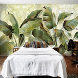 custom-mural-wallpaper-european-style-green-banana-leaf-oil-painting-canvas-home-decor-living-room-bedroom-modern-art-wallpaper