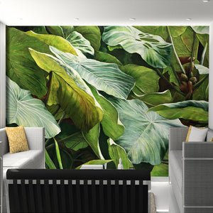 custom-mural-wallpaper-southeast-asian-tropical-jungle-foliage-large-leaves-oil-painting-for-living-room-decoration-wallpaper