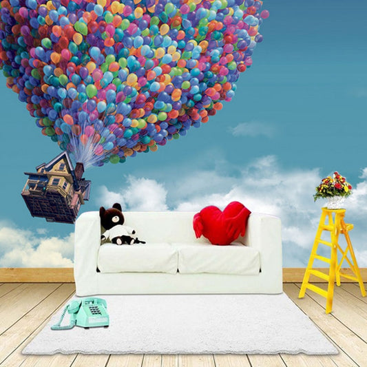 custom-photo-wallpaper-3d-wall-murals-wallpaper-hot-air-balloon-blue-sky-white-clouds-background-large-wall-painting-living-room