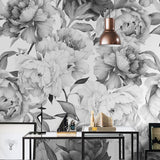 grey-black-and-white-floral-custom-3d-wallpaper-mural-on-the-wall-for-office-living-room-meeting-room