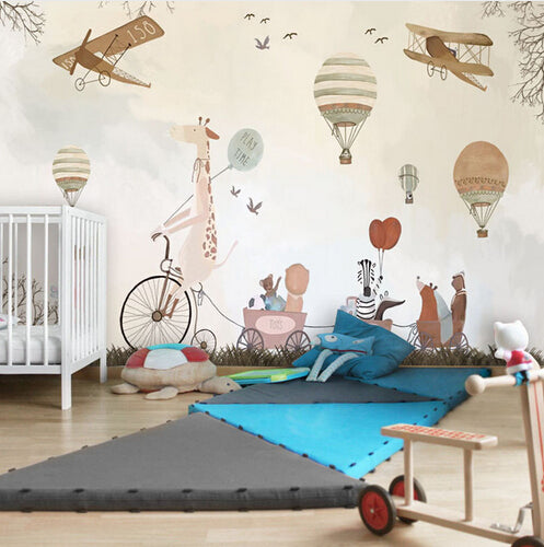 custom-mural-wallpaper-decoration-for-kids-room-nursery-room-wallpaper-mural