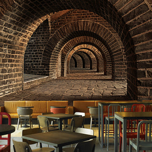 custom-3d-mural-wallpaper-creative-extended-space-brick-wall-tunnel-bar-restaurant-personality-wall-painting-non-woven-wallpaper