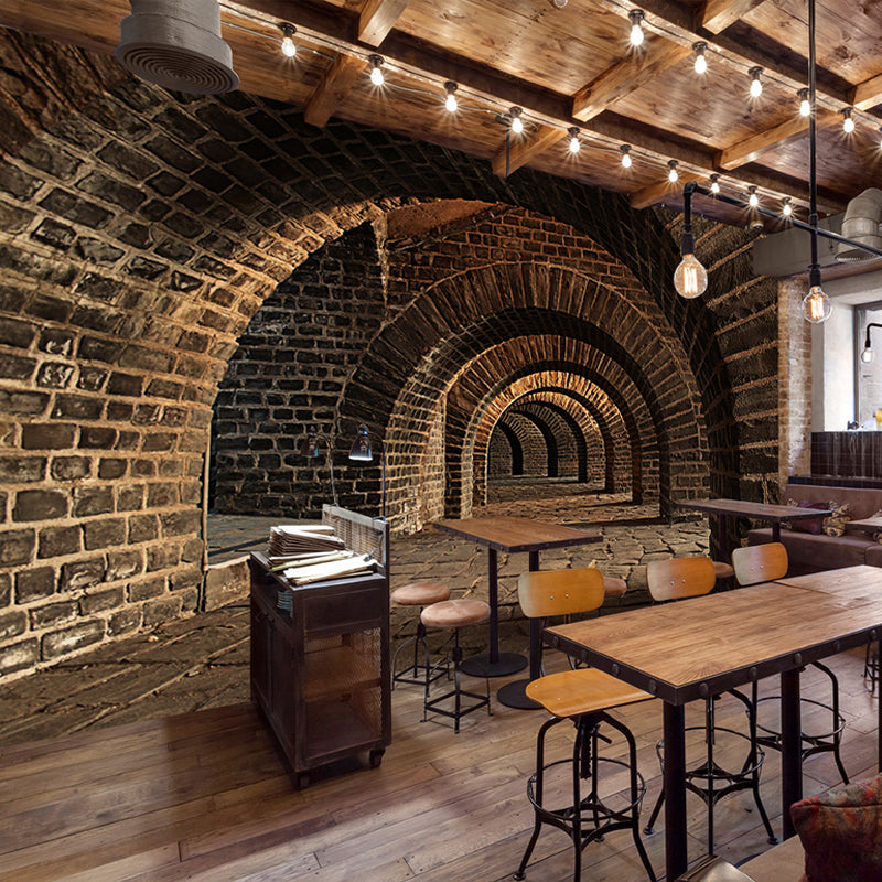 custom-3d-mural-wallpaper-creative-extended-space-brick-wall-tunnel-bar-restaurant-personality-wall-painting-non-woven-wallpaper