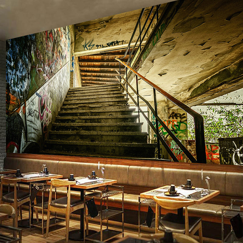custom-any-size-3d-wall-murals-wallpaper-personality-stereoscopic-streets-graffiti-stairs-large-wall-painting-living-room-decor