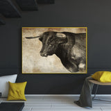 retro-painting-the-bull-pencil-drawing-animals-canvas-printings-wall-art-decoration-for-home-office-artwork-high-quality-custom