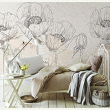 hand-painted-3d-wallpaper-mural-flower-background-removable
