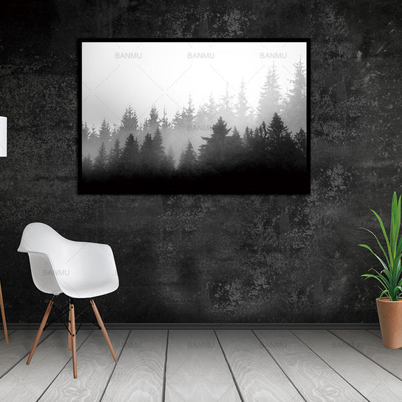 art-wall-picture-canvas-painting-print-stone-and-trees-on-painting-decoration-for-living-room-wall-picture-cuadros-no-frame