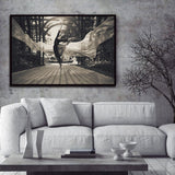 nordic-picture-wall-art-black-and-white-dancer-figure-canvas-painting-decoration-for-the-living-room-without-frame-morden-print