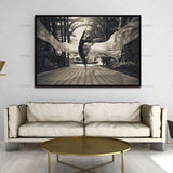 nordic-picture-wall-art-black-and-white-dancer-figure-canvas-painting-decoration-for-the-living-room-without-frame-morden-print