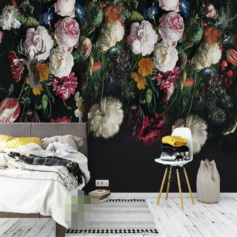 custom-any-size-3d-wall-murals-wallpaper-retro-hand-painted-floral-wall-painting-living-room-bedroom-home-mural-wallpaper-flower