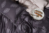 Luxury Egyptian Cotton Bohemia Duvet Cover Set Feathers