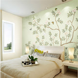 flower-butterfly-highlight-hand-painted-stylish-style-tv-background-wallpaper-living-room-bedroom-wall-paper-mural