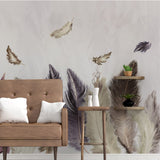 custom-3d-photo-wallpaper-modern-minimalist-gold-feather-television-sofa-background-decorative-mural-living-room-bedroom-mural