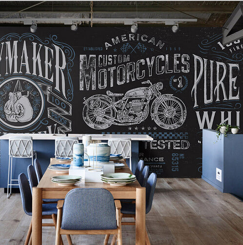 personality-retro-fist-large-mural-motorcycle-locomotive-restaurant-cafe-bar-background-wallpaper