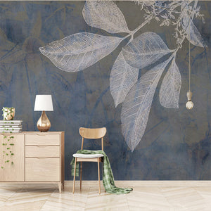 custom-mural-wallpaper-modern-fashion-blue-lines-leaves-nordic-textured-wallpaper-non-woven-living-room-tv-sofa-background-mural