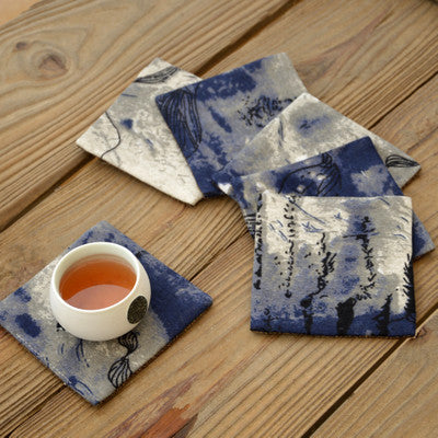 japan-style-tea-cup-placemat-vintage-linen-the-plum-blossom-kungfu-tea-table-cup-mat-accessories