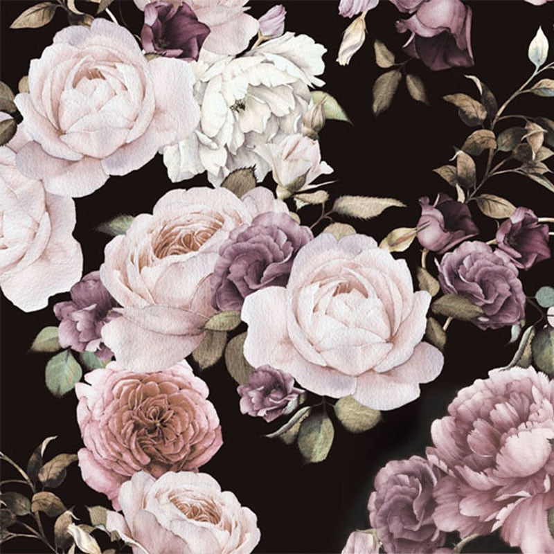 custom-3d-photo-wallpaper-mural-hand-painted-black-white-rose-peony-flower-wall-mural-living-room-home-decor-painting-wall-paper-papier-peint-wall-design