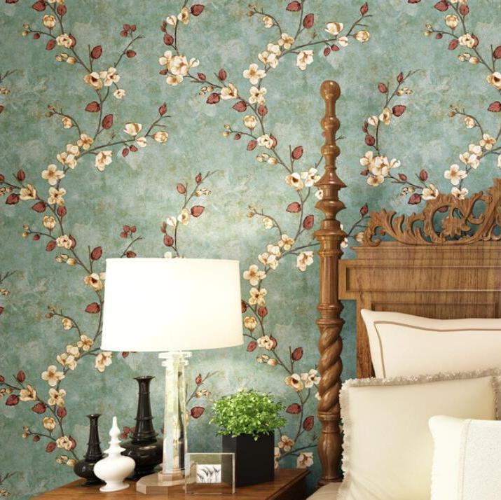 papel-de-parede-3d-pastoral-flowers-bird-wallpaper-embossed-green-wall-paper-for-living-room-tv-background-covering