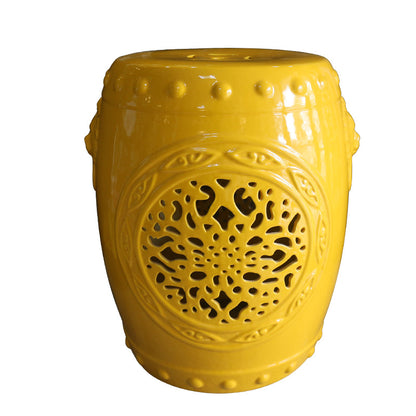 yellow-garden-stool-ceramic-sofa-table-hollowing-high-temperature-color-glaze-lion-head-ceramic-drum-chair-modern-stool-drum-shoes-ceramic-porcelain-stool