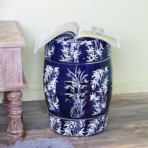 jingdezhen-blue-and-white-porcelain-bamboo-leaf-pattern-ceramic-stool-drum-creative-classical-chinese-style-decorations-stool-sofa-table