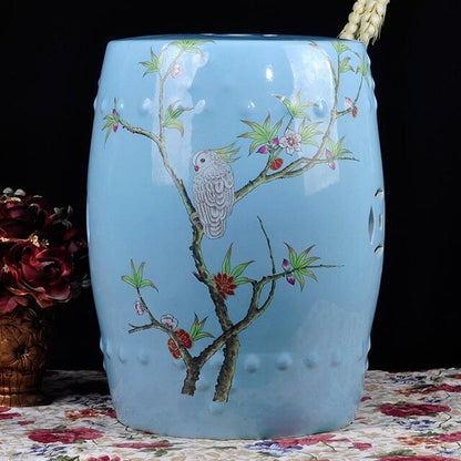 jingdezhen-american-style-european-style-ceramics-drum-stool-shoes-dressing-garden-home-decoration-porcelain-stool