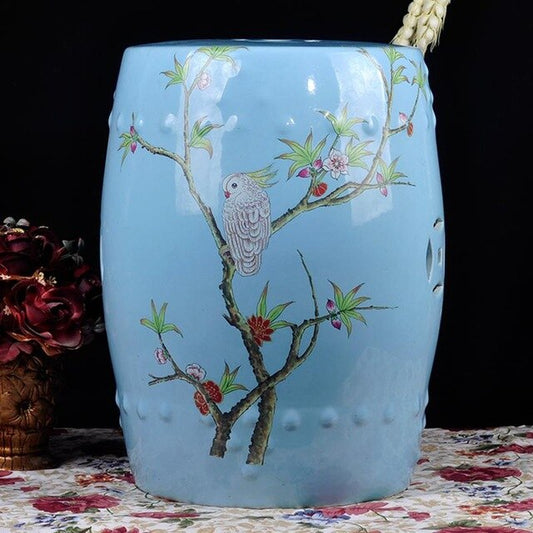 jingdezhen-american-style-european-style-ceramics-drum-stool-shoes-dressing-garden-home-decoration-porcelain-stool