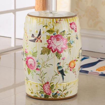 chinoiserie-sofa-table-american-rural-new-chinese-shoe-change-stool-flower-and-bird-ceramic-drum-antique-stool-home-decoration-porcelain-ceramic-stool