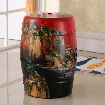 chinoiserie-sofa-table-american-rural-new-chinese-shoe-change-stool-flower-and-bird-ceramic-drum-antique-stool-home-decoration-porcelain-ceramic-stool